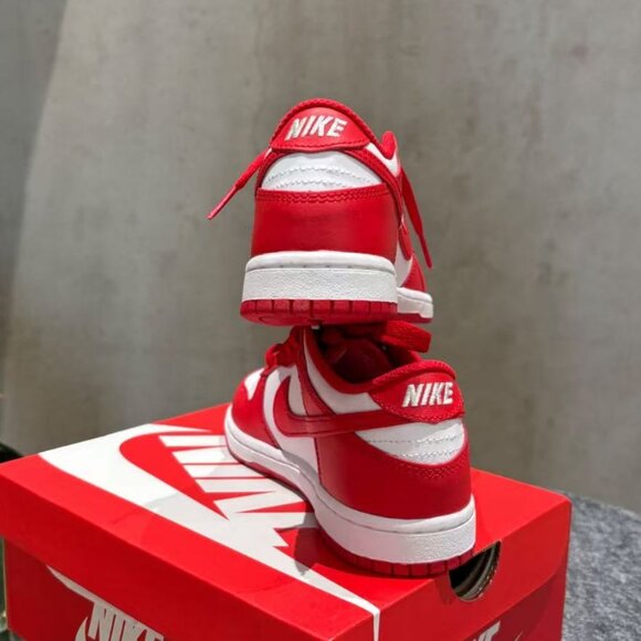 New Nike Dunk white and red women's sports shoes - Picture 4 of 4